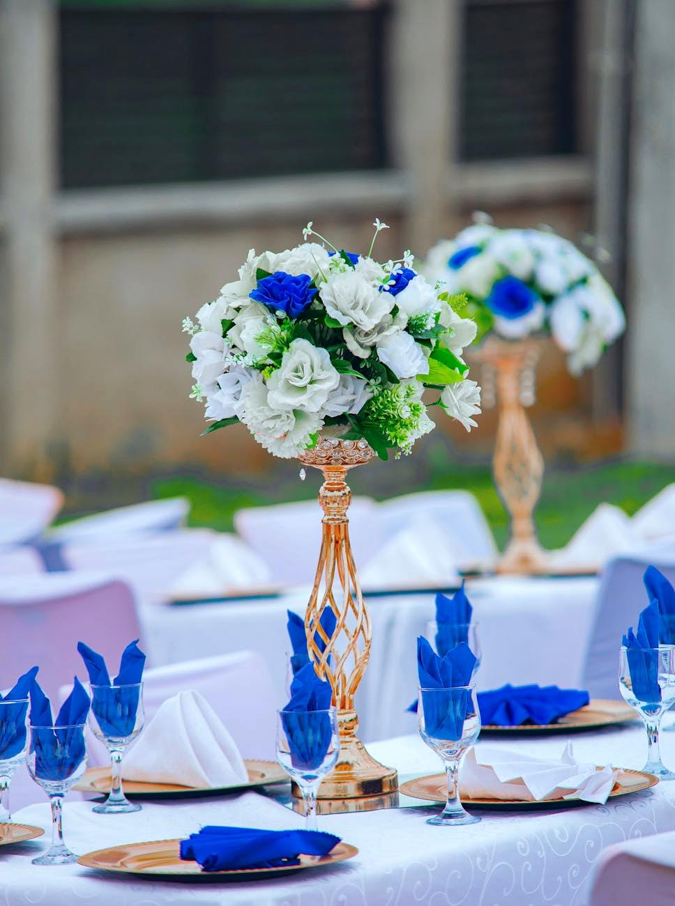 Beautiful flower arrangement display